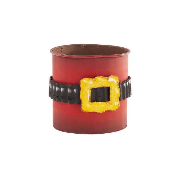 Decorative Containers^The Round Top Collection Santa's Belt Container