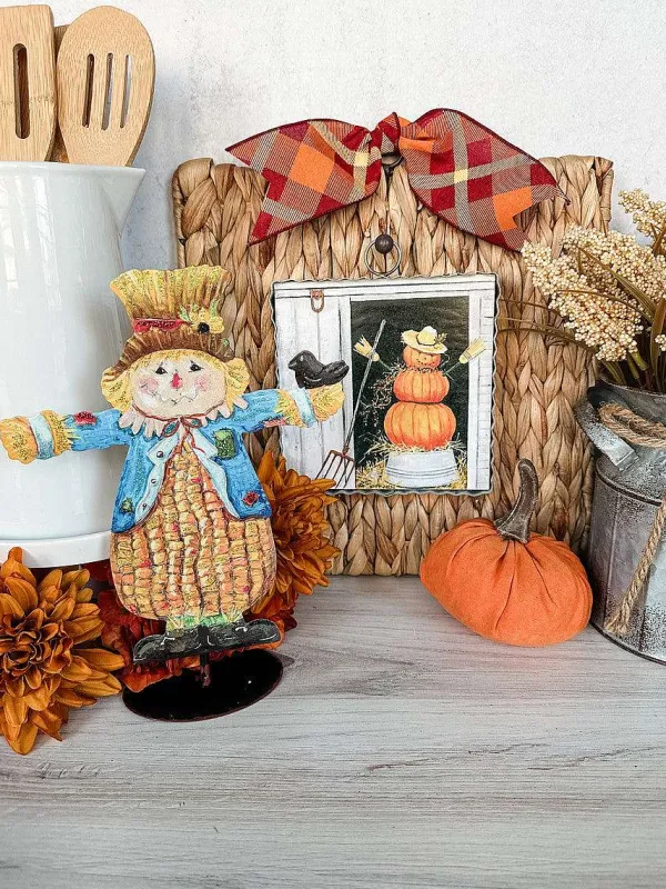 Table Decor^The Round Top Collection Scarecrow Poppet