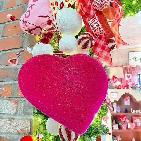 Picks^Regency Sequin Sparkle Red And White Ball Pick