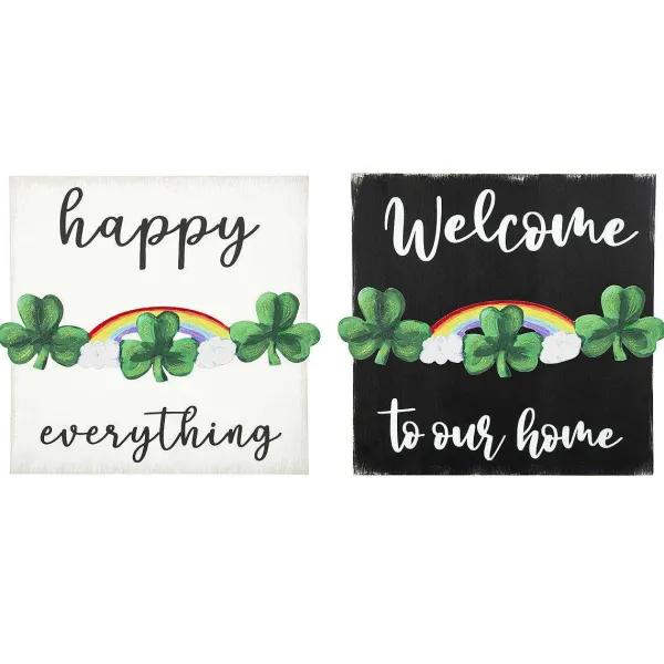 Table Decor^The Round Top Collection Shamrock Banner For Banner Display