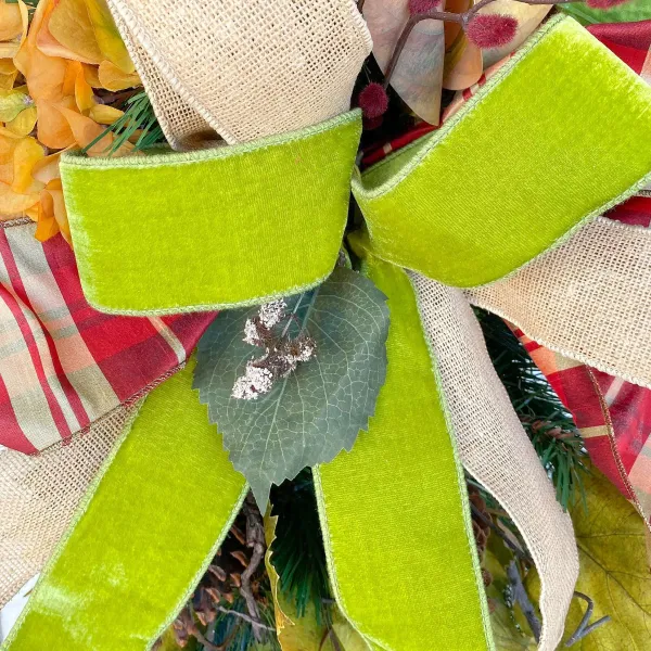Ribbon^Farrisilk Shimmering Jute Ribbon, Natural 4"X10Yd