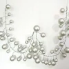 Winter^Farrisilk Silver Ball Garland, 10'