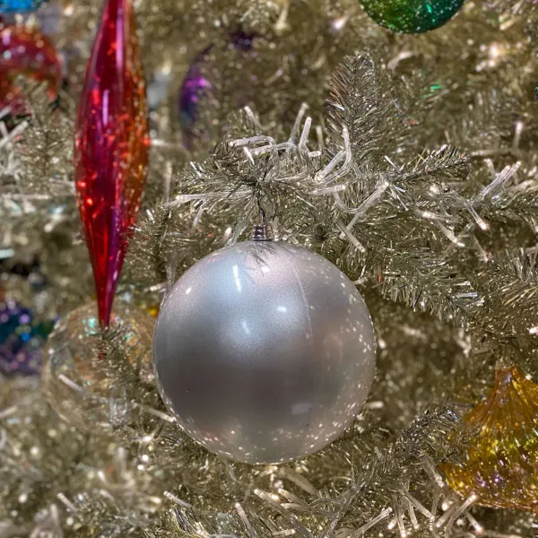 Ball Ornaments^Farrisilk Silver Candy Apple Ball Ornament, 4"
