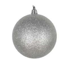 Ball Ornaments^Farrisilk Silver Glitter Ball Ornament, 6