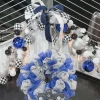 Ball Ornaments^Farrisilk Silver Glitter Ball Ornament, 8"