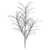 Floral^Regency Silver Glitter Sequin Pampas Grass Spray, 34"