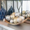 Ball Ornaments^Farrisilk Silver Matte Ball Ornament, 8"