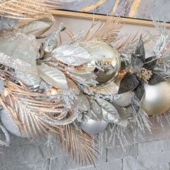 Ball Ornaments^Farrisilk Silver Matte Ball Ornament, 6