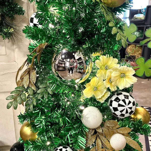 Ball Ornaments^Farrisilk Silver Shiny Ball Ornament, 6"