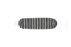 Kitchen & Dining^Happy Everything Skinny Oval Black Stripe Mini Entertaining Platter By !