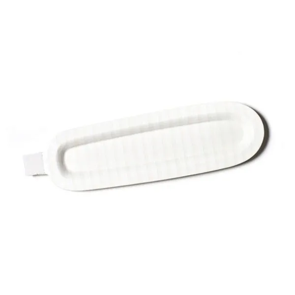 Celebrate Birthday^Happy Everything Skinny White Stripe Mini Oval Entertaining Platter By !