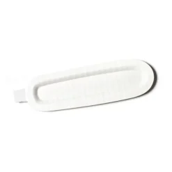 Kitchen & Dining^Happy Everything Skinny White Stripe Mini Oval Entertaining Platter By !