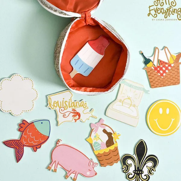 Spring^Happy Everything Smiley Face Mini Attachment By !
