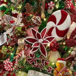 Stems^Regency Snow Edge Poinsettia Stem