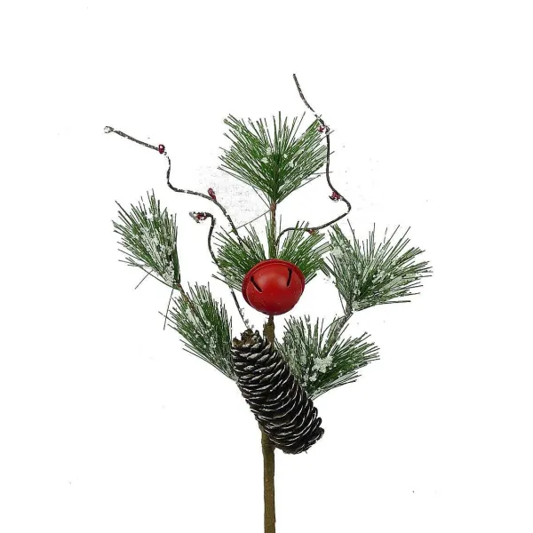Floral^Liberty Floral Snow Pine Cone Pick
