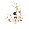 Floral^Craig Bachman Snowman Sequin Twig Pick