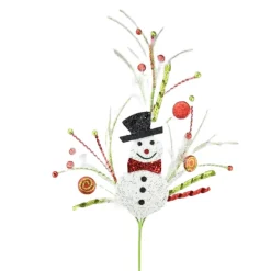 Floral^Craig Bachman Snowman Sequin Twig Pick