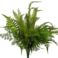 Floral Decor^CRI Soft Touch Mixed Fern Bush, 21"