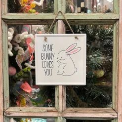 Wall Decor^Transpac Some Bunny Hanging Bunny D Cor