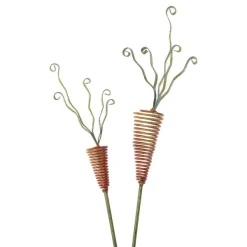 Pot Stakes^The Round Top Collection Springy Carrot