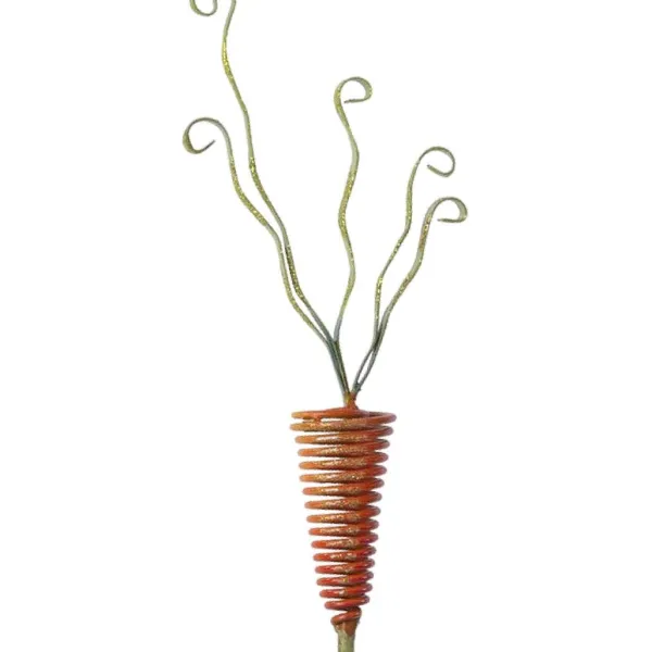 Pot Stakes^The Round Top Collection Springy Carrot