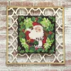Table Decor^The Round Top Collection Square Lattice Charm Art Display