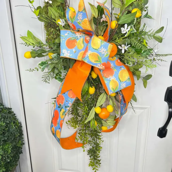 Spring^* Squeeze The Day Wreath
