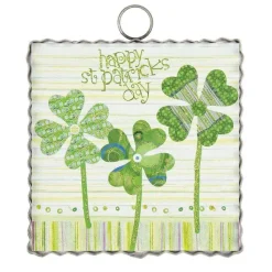 Wall Decor^The Round Top Collection St. Patrick's Clovers Mini Gallery Art