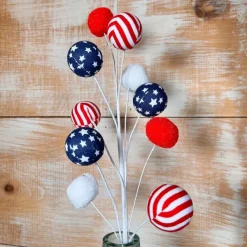 Floral^Liberty Floral Star Stripe Ball Spray
