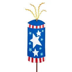 Pot Stakes^The Round Top Collection Stars & Stripes Firecracker Yard Display
