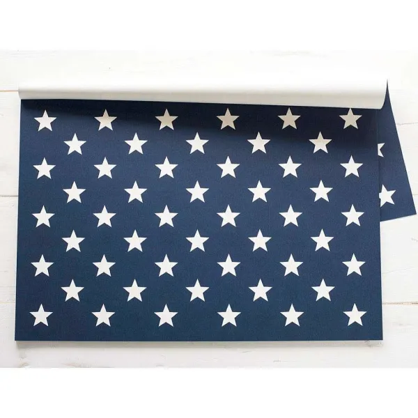 Kitchen & Dining^Hester & Cook Stars On Blue Placemat Sheets