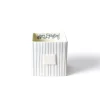 Decorative Containers^Happy Everything Stone Mini Stripe Medium Nesting Cube By !