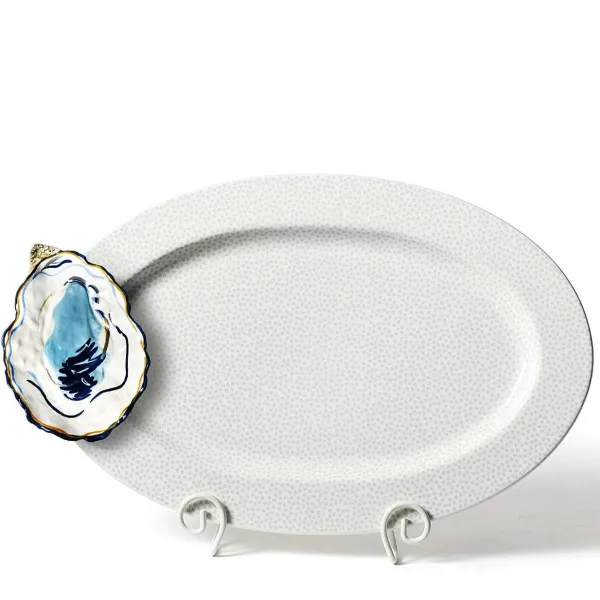 Kitchen & Dining^Happy Everything Stone Small Dot Big Oval Platter By !