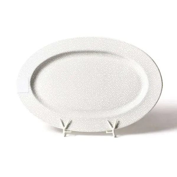 Kitchen & Dining^Happy Everything Stone Small Dot Big Oval Platter By !