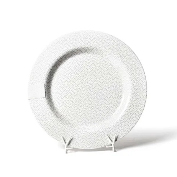 Table Decor^Happy Everything Stone Small Dot Round Entertaining Platter By !