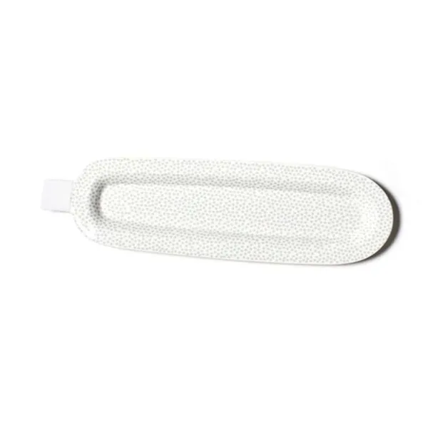 Kitchen & Dining^Happy Everything Stone Small Dot Skinny Oval Entertaining Platter By !