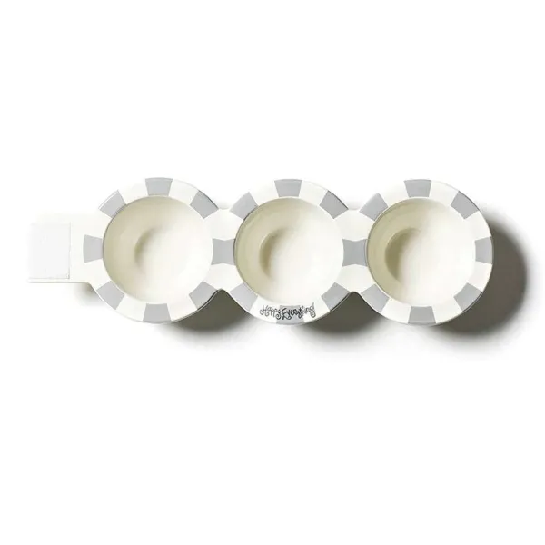 Kitchen & Dining^Happy Everything Stone Stripe Mini Trio Bowl By !