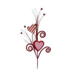 Floral^Liberty Floral Stripe Heart Spray