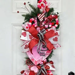 Sprays^Liberty Floral Stripe Heart Spray
