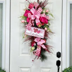 Sprays^Liberty Floral Stripe Heart Spray