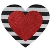 Table Decor^Craig Bachman Striped Glitter Heart