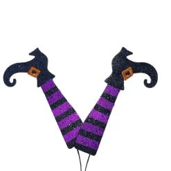 Wall Decor^Craig Bachman Striped Glitter Witch Legs