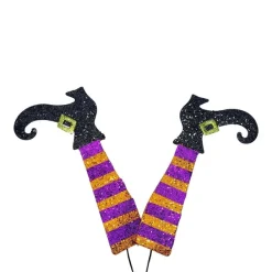 Hanging Decor^Craig Bachman Striped Glitter Witch Legs