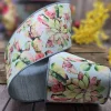 Ribbon^D. Stevens Succulents And Butterflies Ribbon, 4" X 10Yd