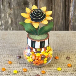 Kitchen & Dining^The Round Top Collection Sunflower Bubble Jar
