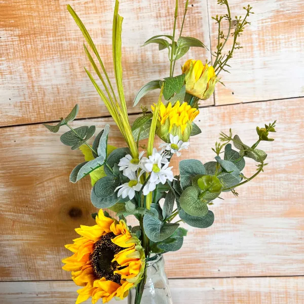 Floral Decor^Liberty Floral Sunflower Filler Spray