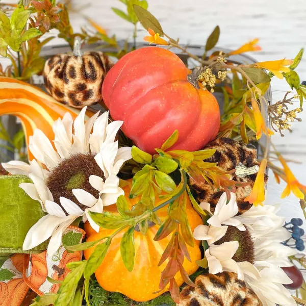 Floral Decor^Liberty Floral Sunflower Rose Hip Pick