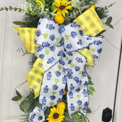 Door Decor^* Sunshine And Sunflowers Teardrop