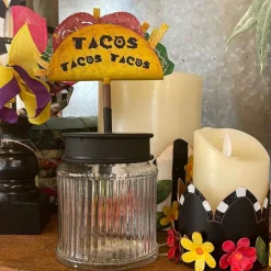 Table Decor^The Round Top Collection Tacos, Tacos, Tacos Finial