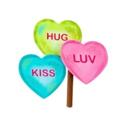 Table Decor^The Round Top Collection Talking Hearts Finial Celebrate Everyday